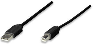 342650 Cable USB Para impresora USB-A a USB- B Macho-Macho - Negro, 1.8 m, 342650 Cable USB Para impresora USB-A a USB- B Macho-Macho - Negro, 1.8 m,